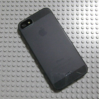 baw&g iPhone5 ソフトケース TPU (ライトグレイ) 液晶保護フィルム付き IP5-CS-TP01-CG4