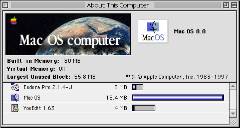 Mac OS 8 on PB2400c