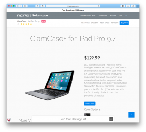 ClamCase+ for iPad Pro 9.7