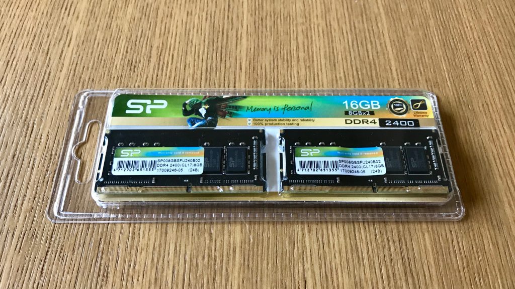 シリコンパワー ノートPC用メモリ DDR4-2400(PC4-19200) 8GB×2枚 260Pin 1.2V CL17 永久保証 SP016GBSFU240B22