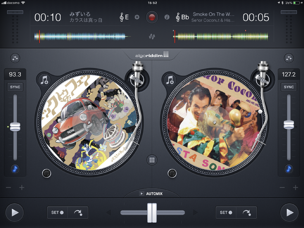 変換後の曲をiTunesに読み込み、iPadに転送したところ、無事にdjay 2の音源として利用できた